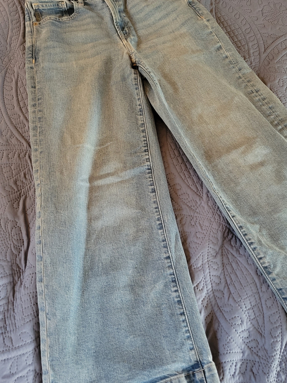 GAP High Rise Wide Leg Crop Jeans, Size 28 - Picture 2 of 9